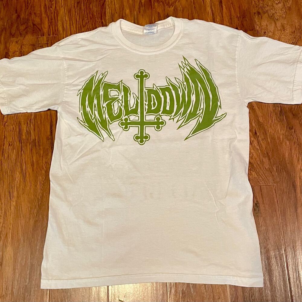 Meltdown "Bad Blood" T-Shirt Tee hardcore punk crossover thrash merch